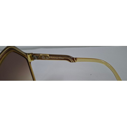 7 - Christian Dior- Two pairs of 1970's/80's ladies sunglasses with branded cases. Location:R1.2
If ther... 