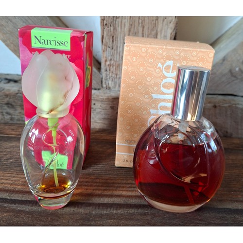 40 - A collection of fragrances to include Nina Ricci Bella and Belles de Ricci, Givenchy 'Oblique', Chlo... 