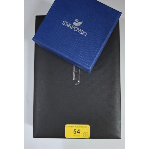 54 - A quantity of jewellery to include a Swarovski necklace having a coloured crystal pendant and brande... 