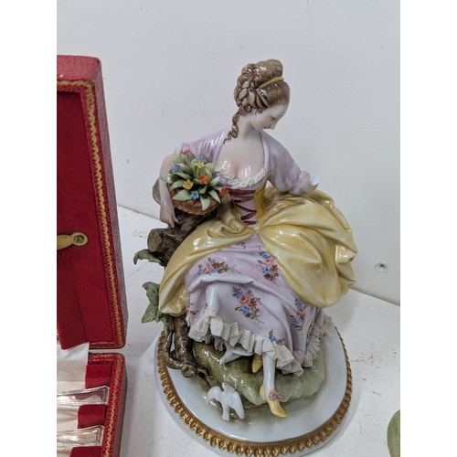 10 - Mixed group of collectables and silver plated items to include three crown Staffordshire bird models... 