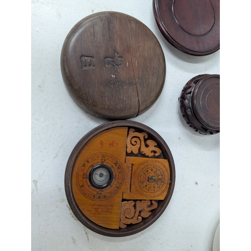 15 - A mixed lot to include a 19th century Chinese blue and white dish, an Oriental soapstone figure, a p... 