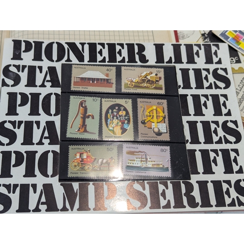 40 - World stamps, first day covers and cigarette cards, to include commemorative stamps, examples from U... 