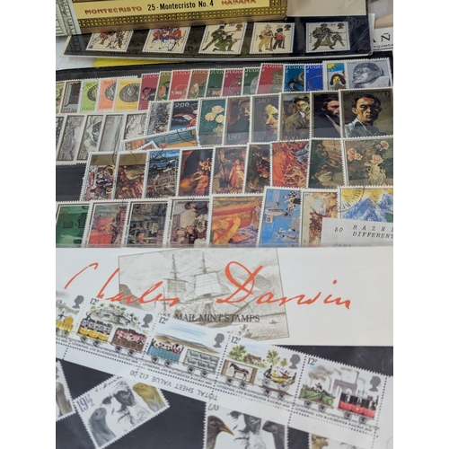 40 - World stamps, first day covers and cigarette cards, to include commemorative stamps, examples from U... 