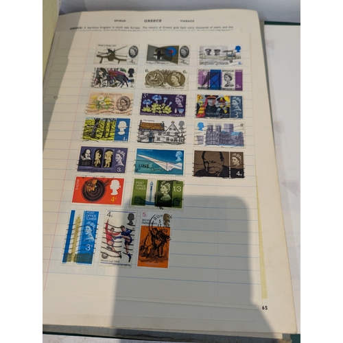 46 - Postage stamps from around the world to include four albums and loose examples from UK, China, India... 