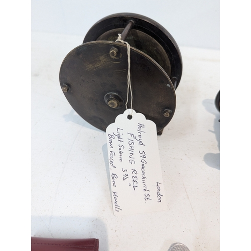 48 - Mixed collectables to include a vintage reel, a Schuco Ford car and other items
Location:
If there i... 