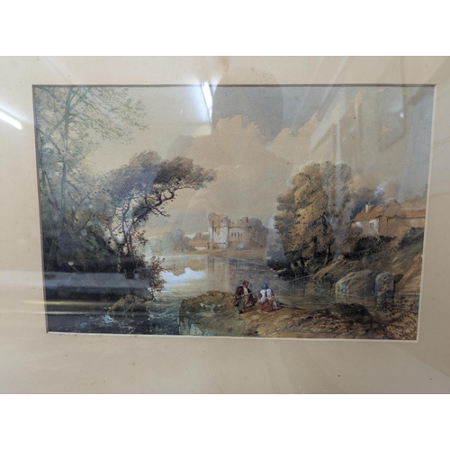 587 - Paintings and prints to include an oil on canvas by Laszlo Michael Ritter, depicting a countryside l... 