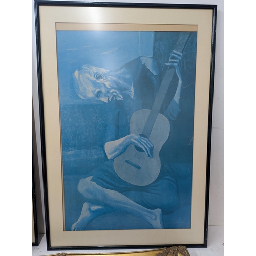 587 - Paintings and prints to include an oil on canvas by Laszlo Michael Ritter, depicting a countryside l... 