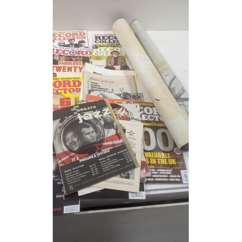 A collection of music memorabilia from the 1960s onwards to include LPs ...