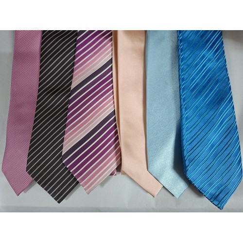 31 - Ralph Lauren- Four gents t-shirts size L, a long sleeved shirt together with 6 mixed ties to include... 