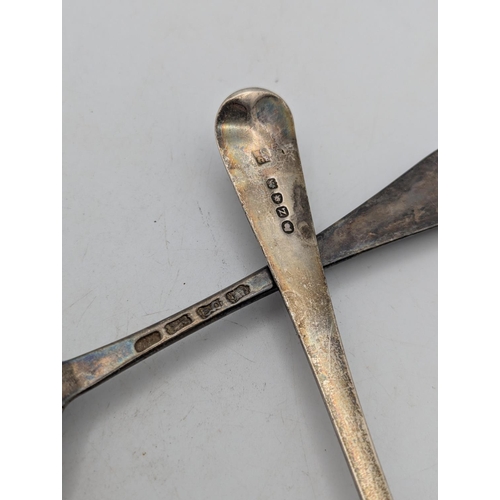 42 - Two Georgian silver tablespoons, one hallmarked London 1808, total weight 121.4g
Location:P1
If ther... 