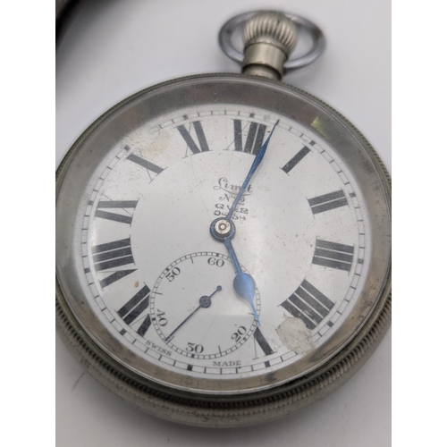 7 - A mixed group to include a white metal watch chain, with ball dog clasp and a silver T-bar, together... 