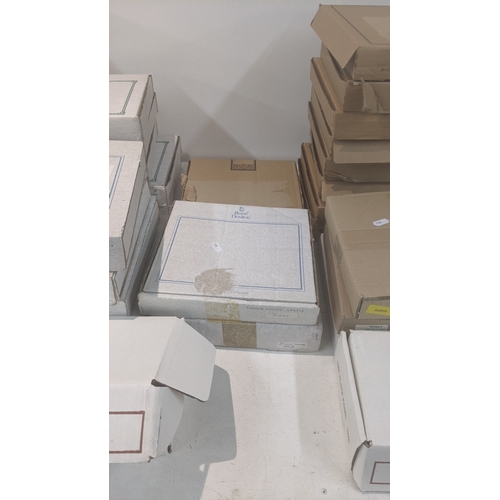 518 - A large collection of boxed collectors plates to include Royal Worcester examples, Royal Albert exam... 