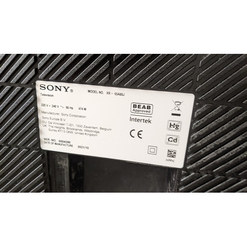 23 - A Sony 65 inch TV with wall bracket
Location: BB
If there is no condition report shown, please reque... 