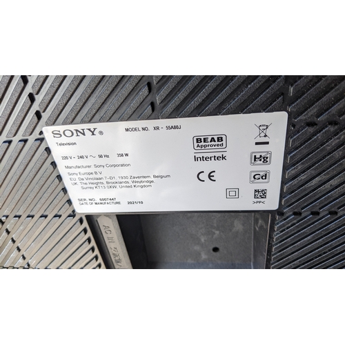 26 - A Sony 55 inch TV with wall bracket (no power cable)
Location: BB
If there is no condition report sh... 