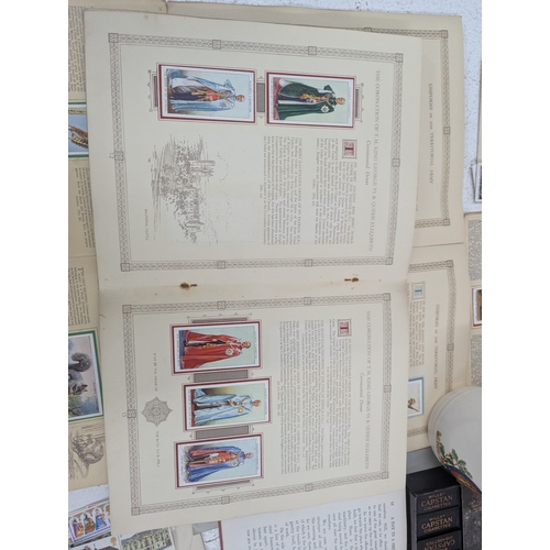 30 - A mixed lot to include stamps, cigarette cards, Capstan dominoes and other items Location: G4
If the... 