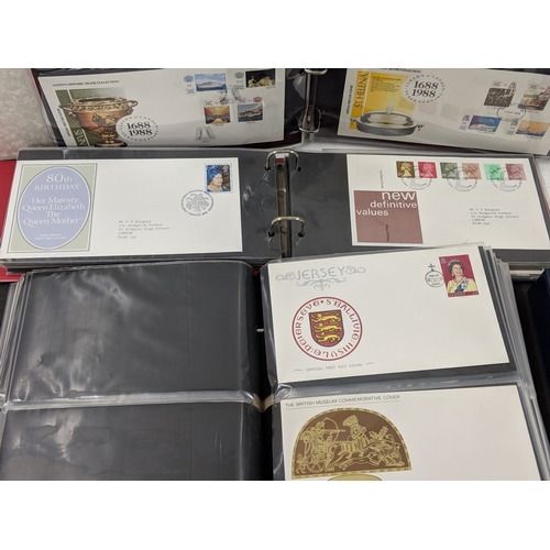 32 - First Day Covers to include examples from Jersey, subjects on historical artifacts and other example... 