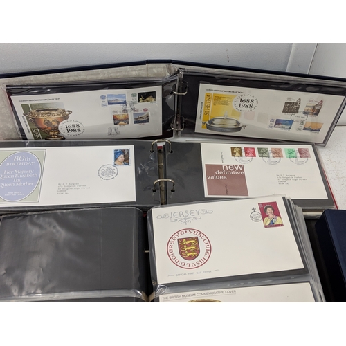 32 - First Day Covers to include examples from Jersey, subjects on historical artifacts and other example... 