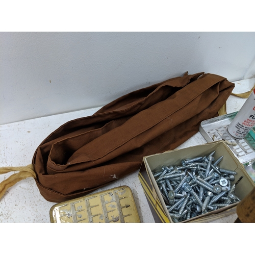 44 - A collection of fly fishing equipment and accessories to include a rod, a selection of flies, spare ... 