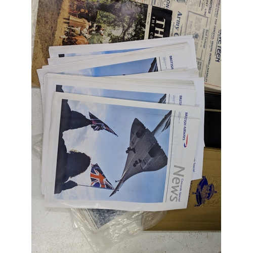 50 - Printed ephemera to include photographs of vehicles, commemorative book, Kensitas silk cards, Britis... 