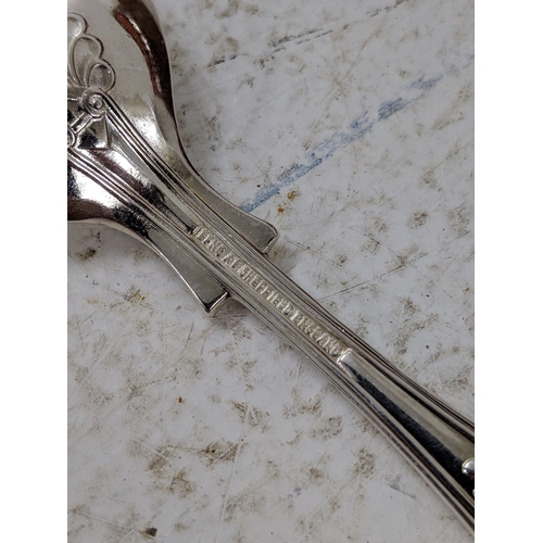 56 - A silver plated Kings pattern canteen of cutlery a six-place setting, complete Location: BWR
If ther... 