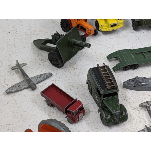 57 - Diecast model vehicles to include Dinky farm and military vehicles, Corgi and others 
Location: GM
I... 
