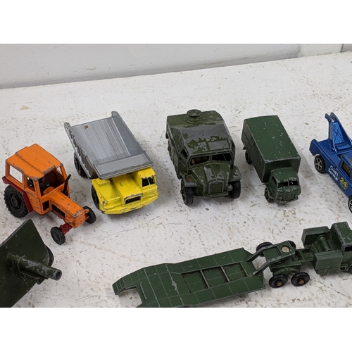 57 - Diecast model vehicles to include Dinky farm and military vehicles, Corgi and others 
Location: GM
I... 