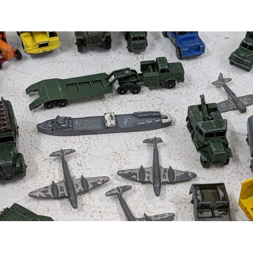 57 - Diecast model vehicles to include Dinky farm and military vehicles, Corgi and others 
Location: GM
I... 