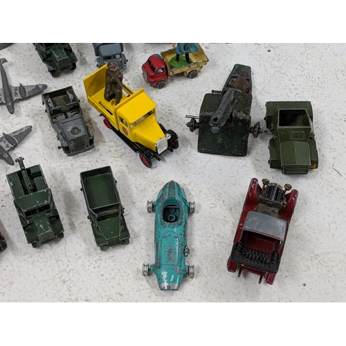 57 - Diecast model vehicles to include Dinky farm and military vehicles, Corgi and others 
Location: GM
I... 