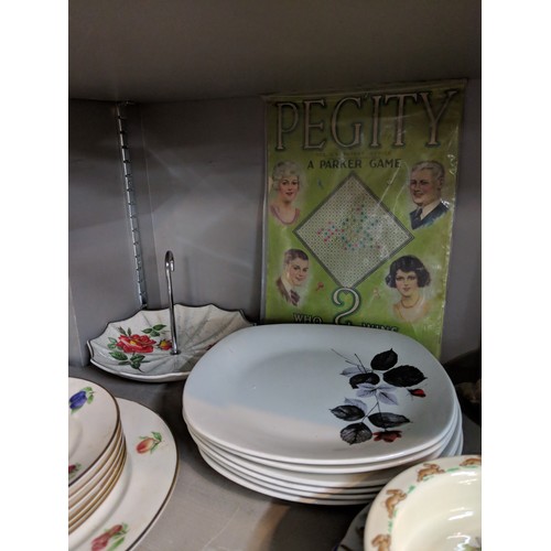 49 - A mixed lot to include a Real Ale jug, JWK plates, Bunnykins, Oriental style china and other items L... 