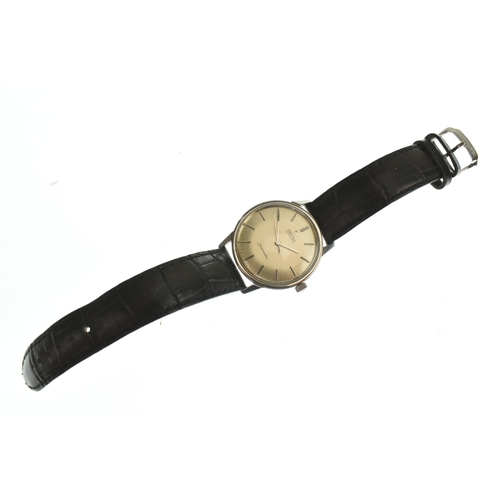 10 - An Omega Seamaster, automatic, gents, stainless steel wristwatch, circa 1968, the silvered dial havi... 
