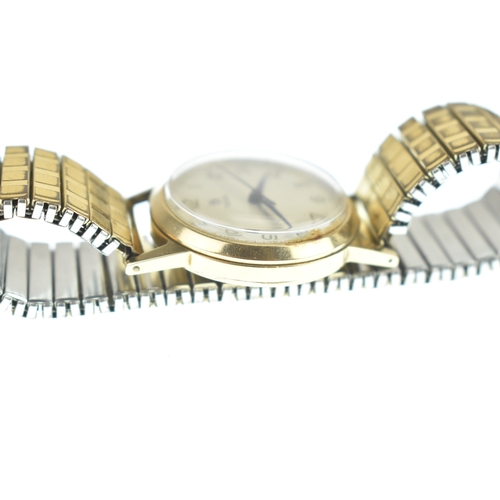 13 - A Tudor, gents mid-size, 9ct gold, manual wind wristwatch, hallmarked Birmingham 1952, the silvered ... 
