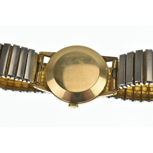 13 - A Tudor, gents mid-size, 9ct gold, manual wind wristwatch, hallmarked Birmingham 1952, the silvered ... 