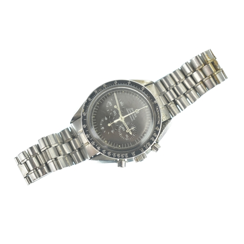 25 - An Omega Speedmaster Professional, Pre moon, gents, stainless steel, manual wind chronograph wristwa... 