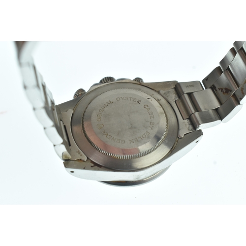 26 - A Tudor Chrono Time Big Block, stainless steel, gents, automatic chronograph wristwatch, the silvere... 