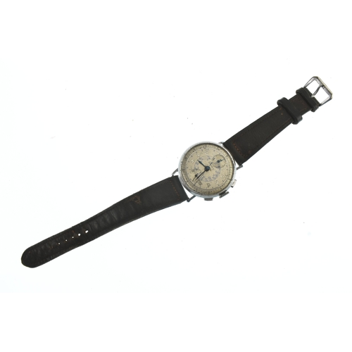 34 - A Breitling 'Up and Down' chronograph, gents, manual wind wristwatch, circa 1940s, the dial having A... 