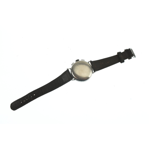 34 - A Breitling 'Up and Down' chronograph, gents, manual wind wristwatch, circa 1940s, the dial having A... 
