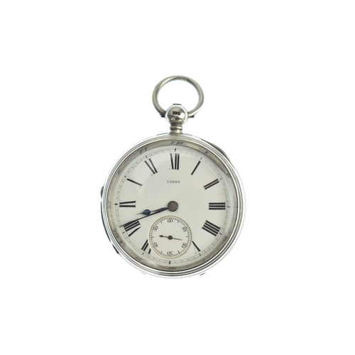 4 - Two late 19th/early 20th century silver open face pocket watches, a fob watch and an Albertina pocke... 