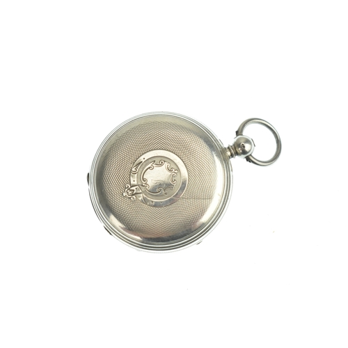 4 - Two late 19th/early 20th century silver open face pocket watches, a fob watch and an Albertina pocke... 