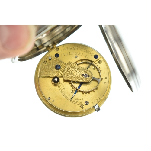 4 - Two late 19th/early 20th century silver open face pocket watches, a fob watch and an Albertina pocke... 