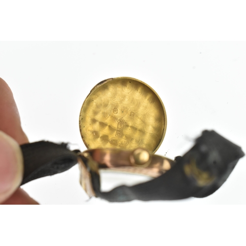 48 - An early 20th century Rolex ladies 9ct gold manual wind wristwatch, the engine turned circular dial ... 