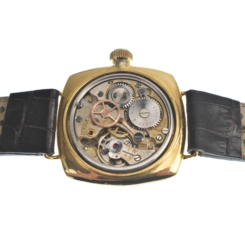 8 - A Rolex Oyster, manual wind, gents, 18ct gold wristwatch, circa 1937, Ref. 260554/1925, circa 1931, ... 