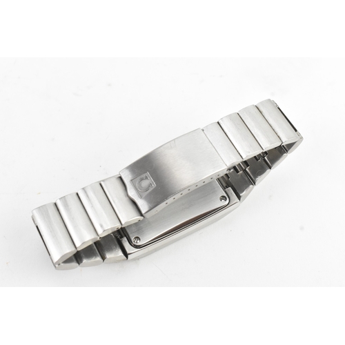 15A - A Omega Constellation Megaquartz f2.4 MHz, gents stainless steel wristwatch, circa 1970s, the blue d... 