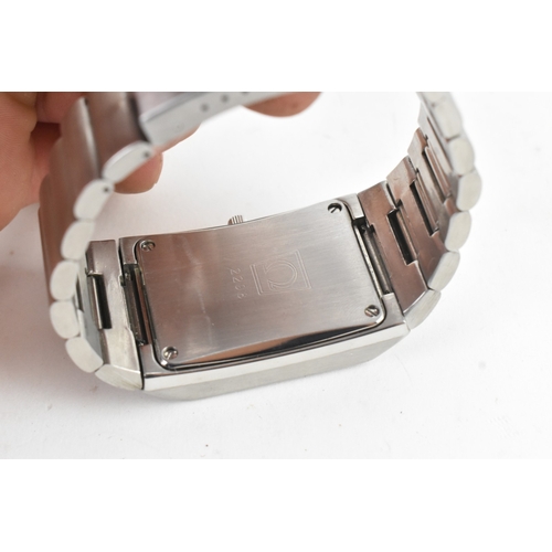 15A - A Omega Constellation Megaquartz f2.4 MHz, gents stainless steel wristwatch, circa 1970s, the blue d... 