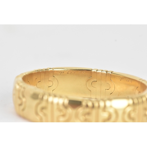 1 - A Bulgari ‘Parentesi’ 18ct gold, diamond, ruby and sapphire bracelet, of articulated geometric desig... 