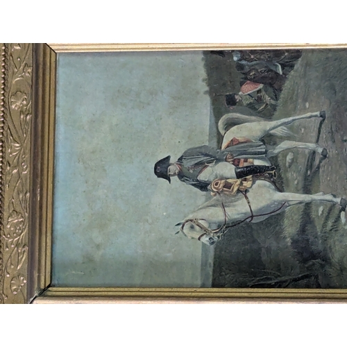 37 - Paintings and prints to include a still live oil on board, depicting flowers in a vase, signed to th... 