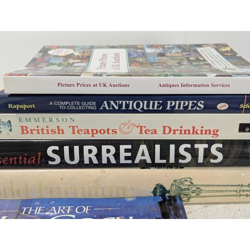 48 - A group of art and reference books, to include Christie's catalogues, The Art of van Gogh by Nathani... 