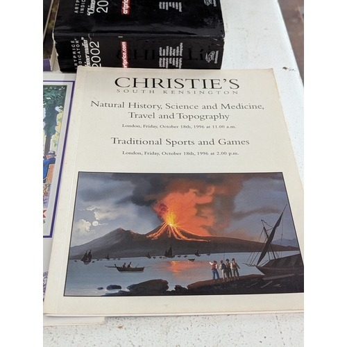48 - A group of art and reference books, to include Christie's catalogues, The Art of van Gogh by Nathani... 