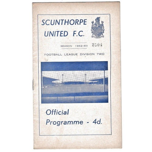 138 - Scunthorpe United v Chelsea 1962 August 28th League