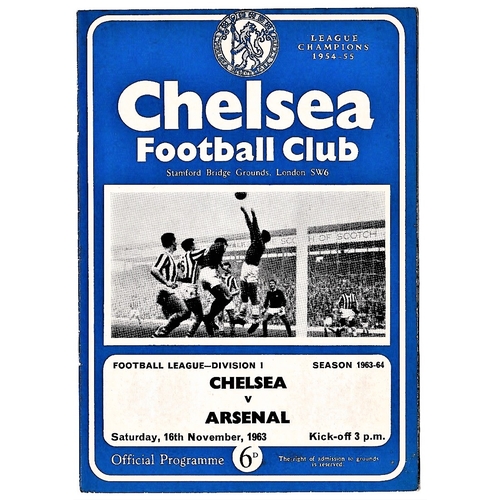 205 - Chelsea v Arsenal 1963 November 16th League