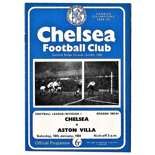 219 - Chelsea v Aston Villa 1964 January 18th League